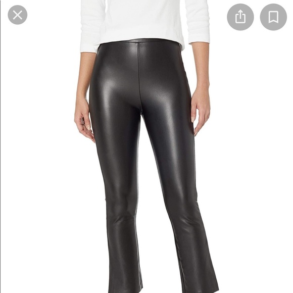 Womens New BB Dakota Steve Madden On The Wide Side Pant Leather - Picture 1 of 6